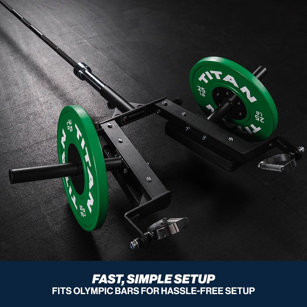 Amazon | Titan Fitness Landmine Linebacker スクワットとバイキング